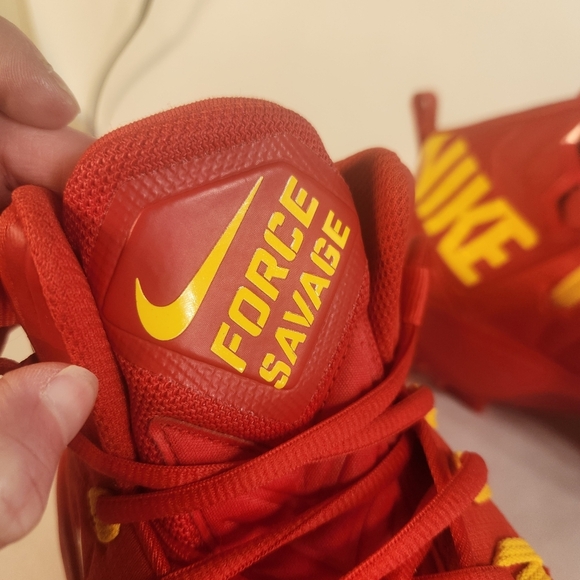 Nike Force Savage Pro Elite TD Cleat Size 15 Uni Red Yellow White main image 16